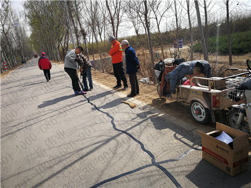 山西地區道路養護使用嘉格道路貼縫帶的用戶越來越多